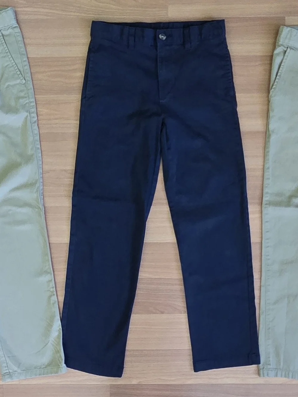 Set of 4, Size 14 Boys, Chino Uniform Pants & Shorts Bundle